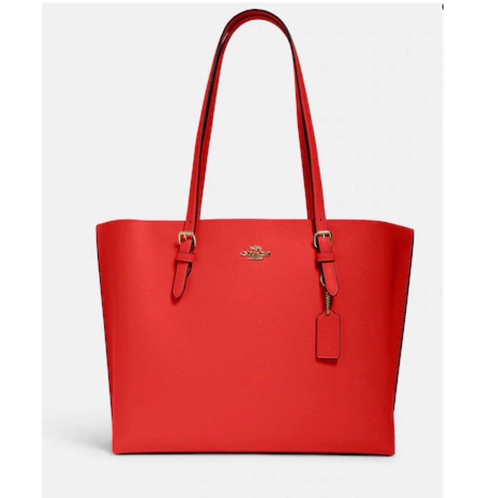 Coach Red Tote Bag